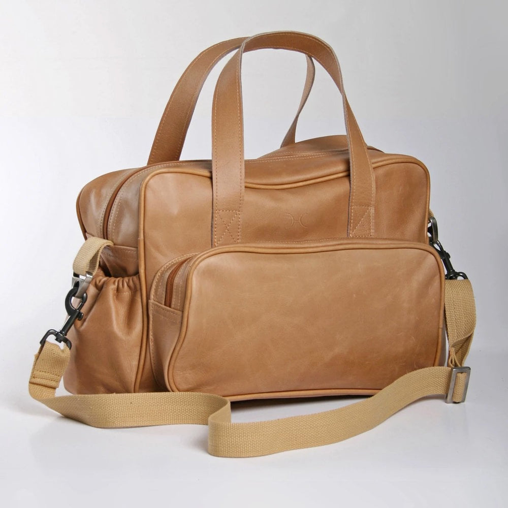 Baby Nappy Bag Leather