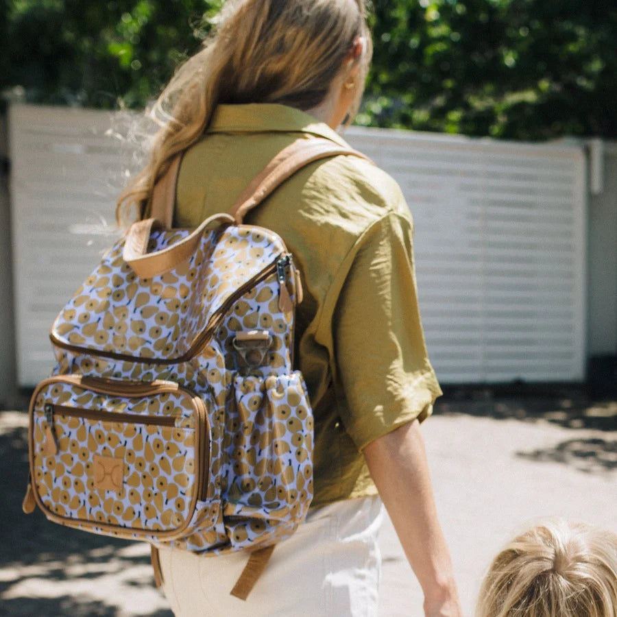 Laminated Fabric Baby Nappy Backpack