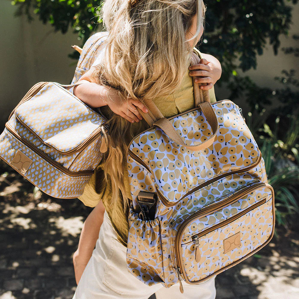 Laminated Fabric Baby Nappy Backpack