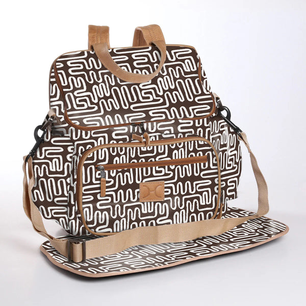 Laminated Fabric Baby Nappy Backpack