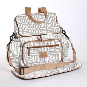 Laminated Fabric Baby Nappy Backpack