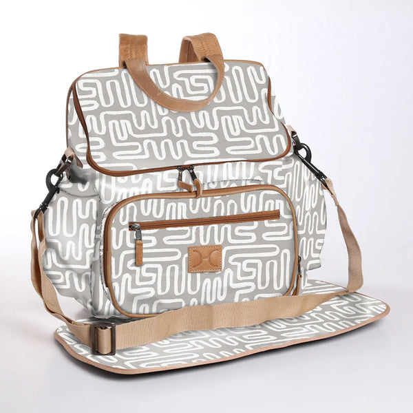 Laminated Fabric Baby Nappy Backpack