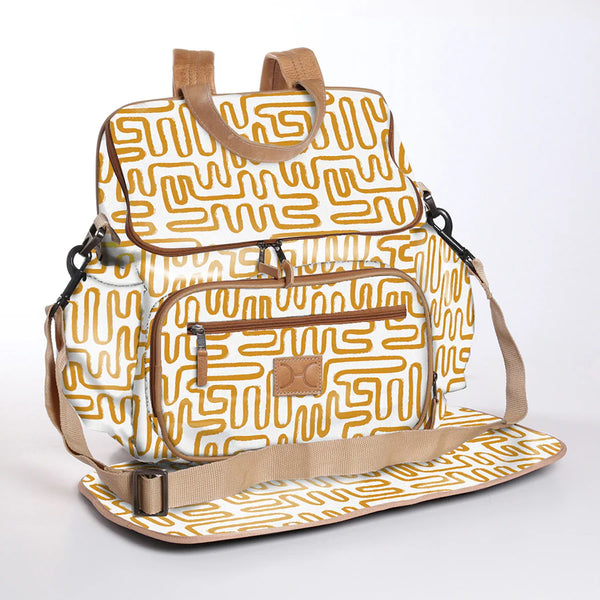 Laminated Fabric Baby Nappy Backpack