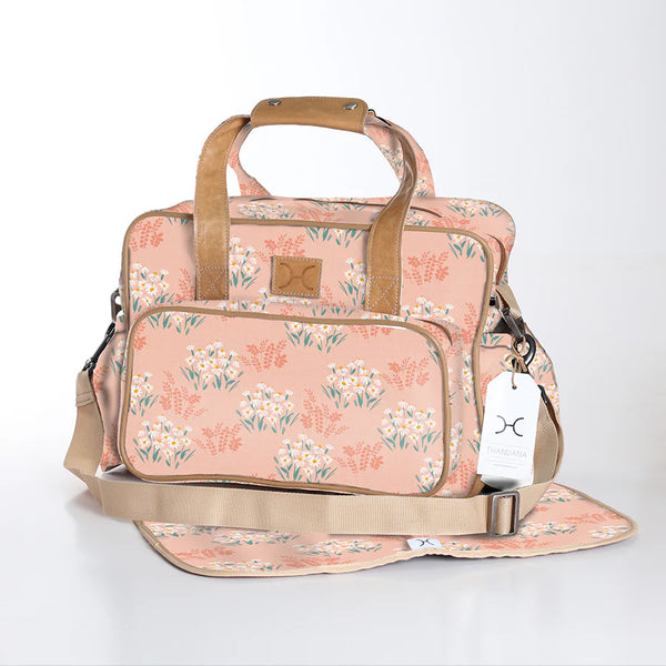 Laminated Fabric Baby Nappy Bag