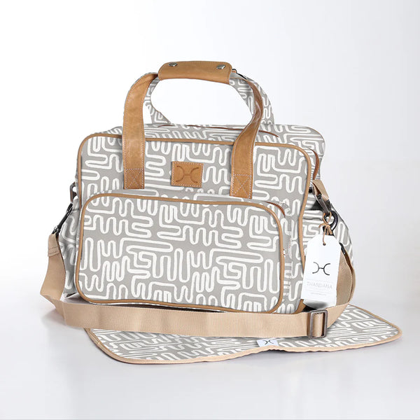 Laminated Fabric Baby Nappy Bag