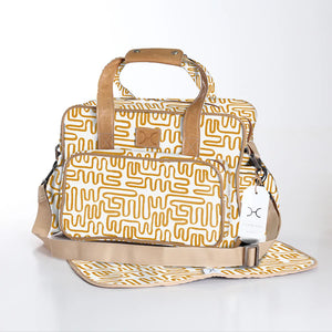 Laminated Fabric Baby Nappy Bag