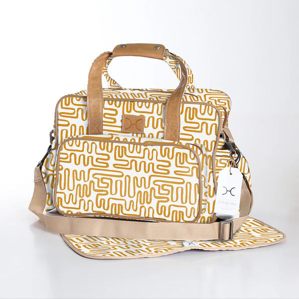 Laminated Fabric Baby Nappy Bag