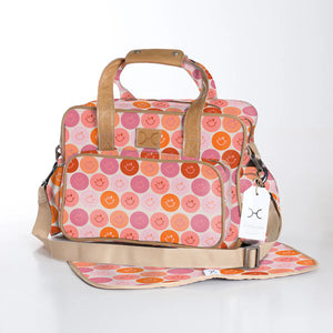 Laminated Fabric Baby Nappy Bag