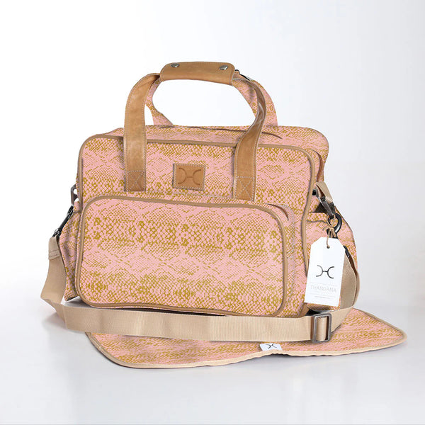 Laminated Fabric Baby Nappy Bag