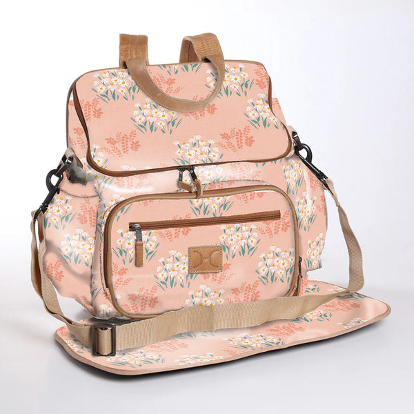 Laminated Fabric Baby Nappy Backpack