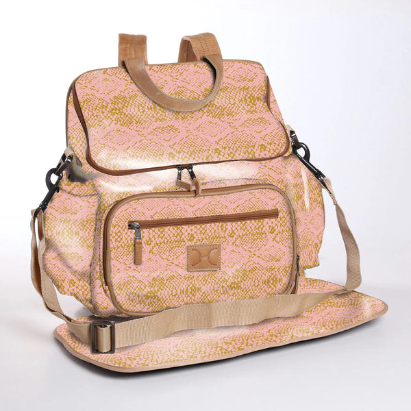 Laminated Fabric Baby Nappy Backpack