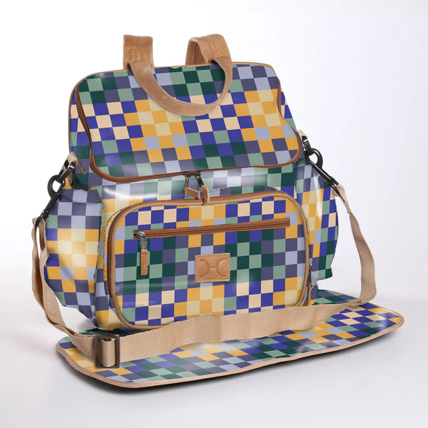 Laminated Fabric Baby Nappy Backpack