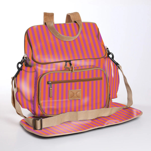Laminated Fabric Baby Nappy Backpack