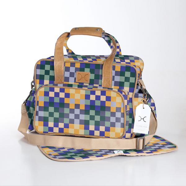 Laminated Fabric Baby Nappy Bag