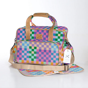 Laminated Fabric Baby Nappy Bag