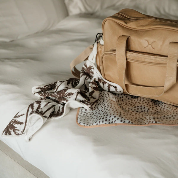 Baby Nappy Bag Leather
