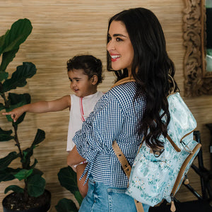 Laminated Fabric Baby Nappy Backpack
