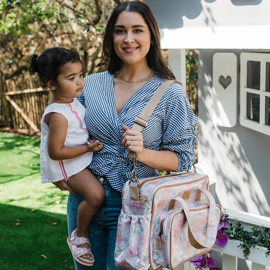 Laminated Fabric Baby Nappy Bag